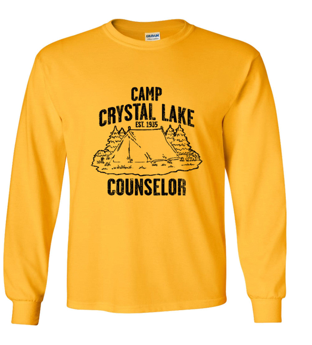 Camp Crystal Lake T Shirt Friday The 13th Jason Voorhees Parody