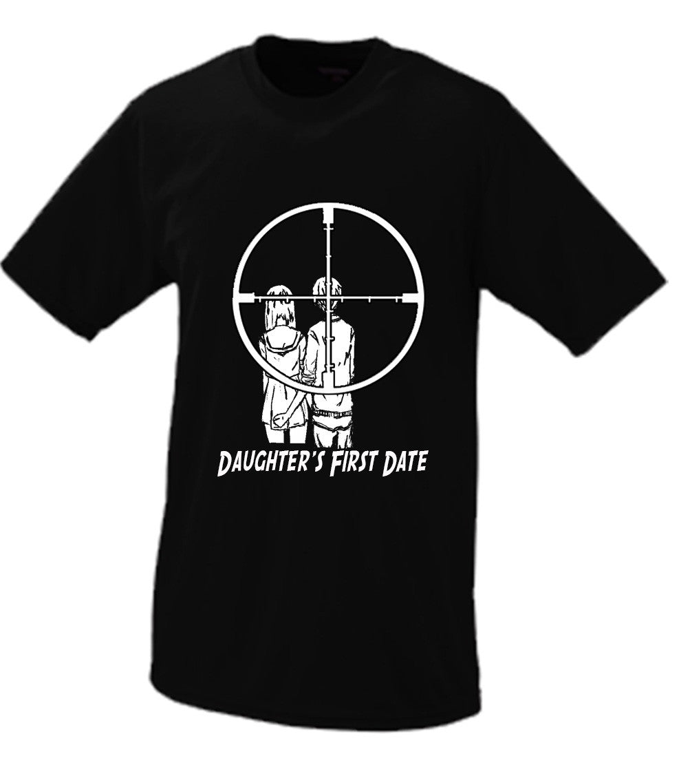 Daughter'S First Date Protective Dad Tshirt