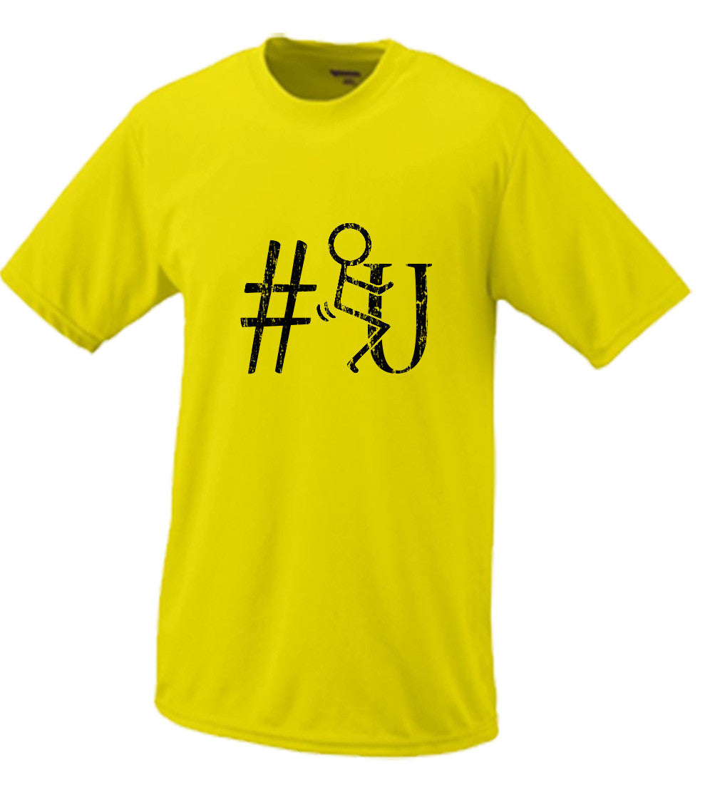 F*ck U Hash Tag, Stick Figure Parody T Shirt Comedy Funny