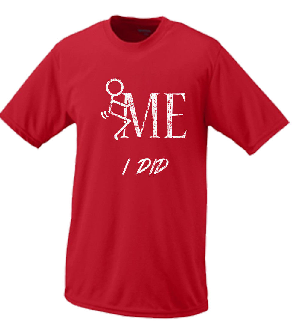 F*ck Me I Did, Stick Figure Parody T Shirt Comedy Funny