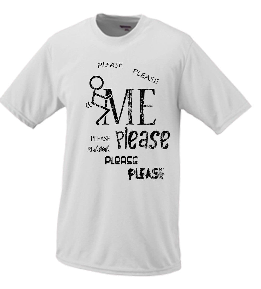 F*ck Me Please, Stick Figure Parody T Shirt Comedy Funny