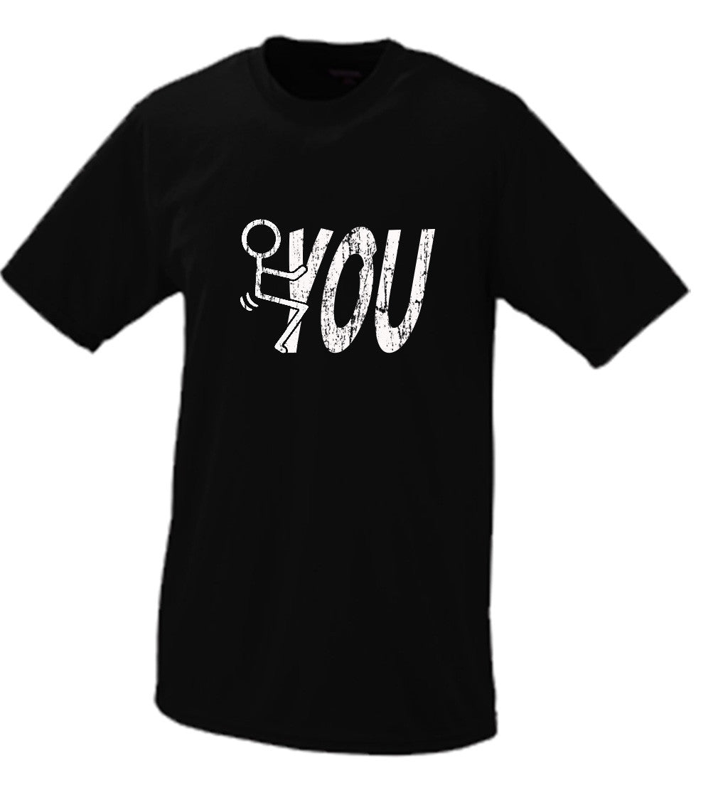 F*ck You, Stick Figure Parody T Shirt Comedy Funny