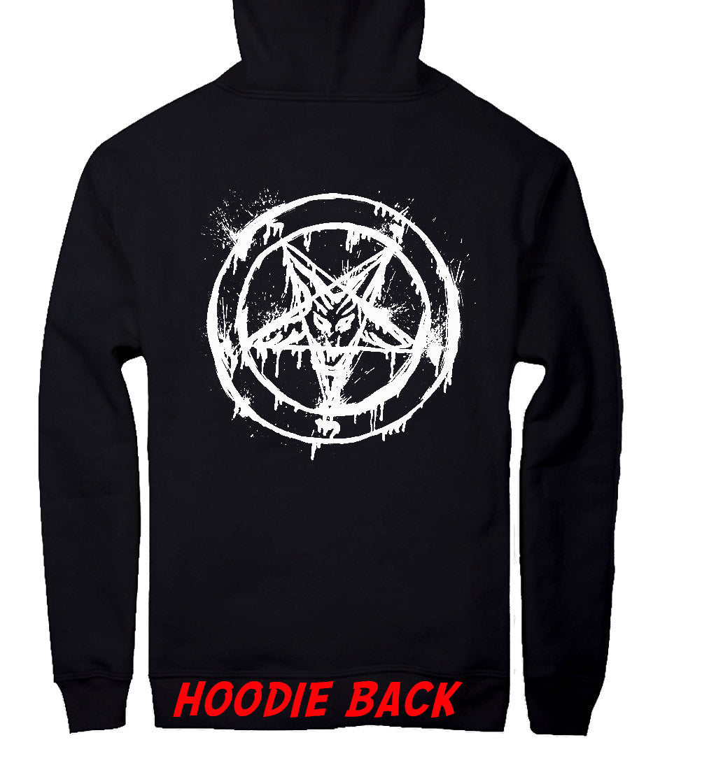 Pentagram Evil Face Symbol T shirt