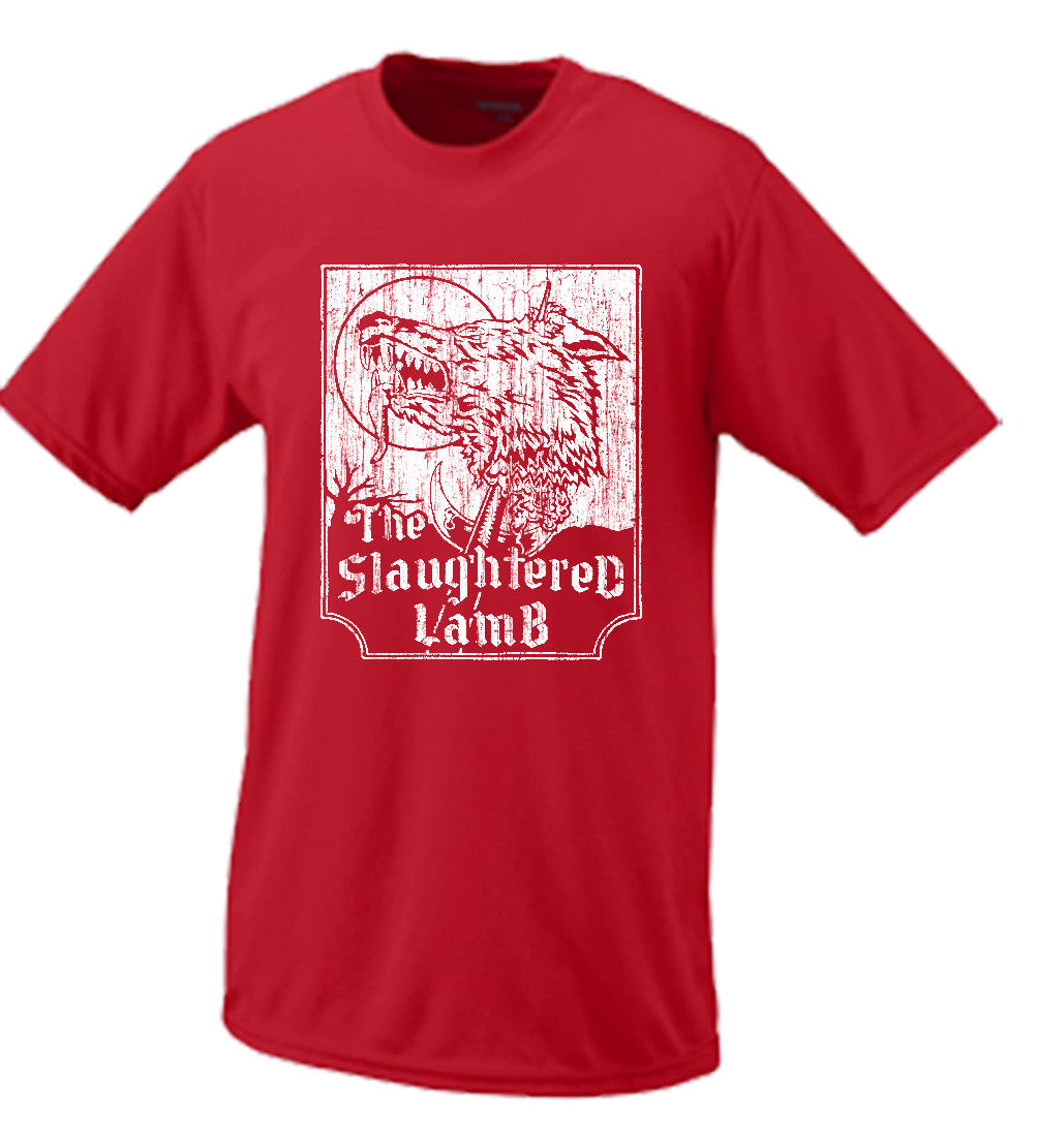 The Slaughtered Lamb T Shirt American Werewolf In London Parody