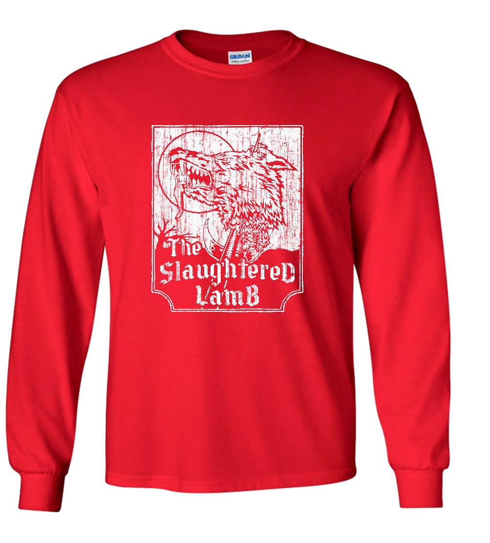 The Slaughtered Lamb T Shirt American Werewolf In London Parody