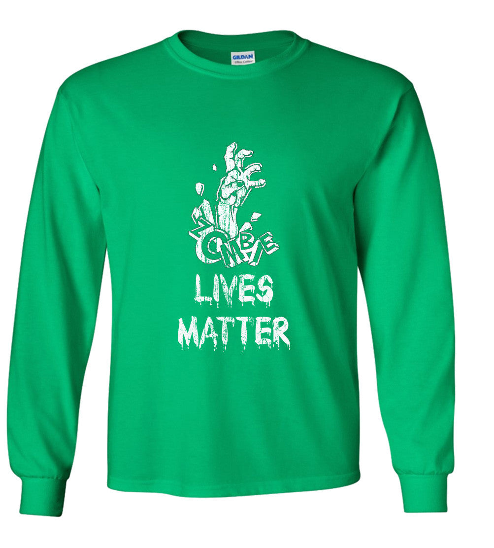 Zombies Lives Matter T shirt (Black Lives Matter Parody)