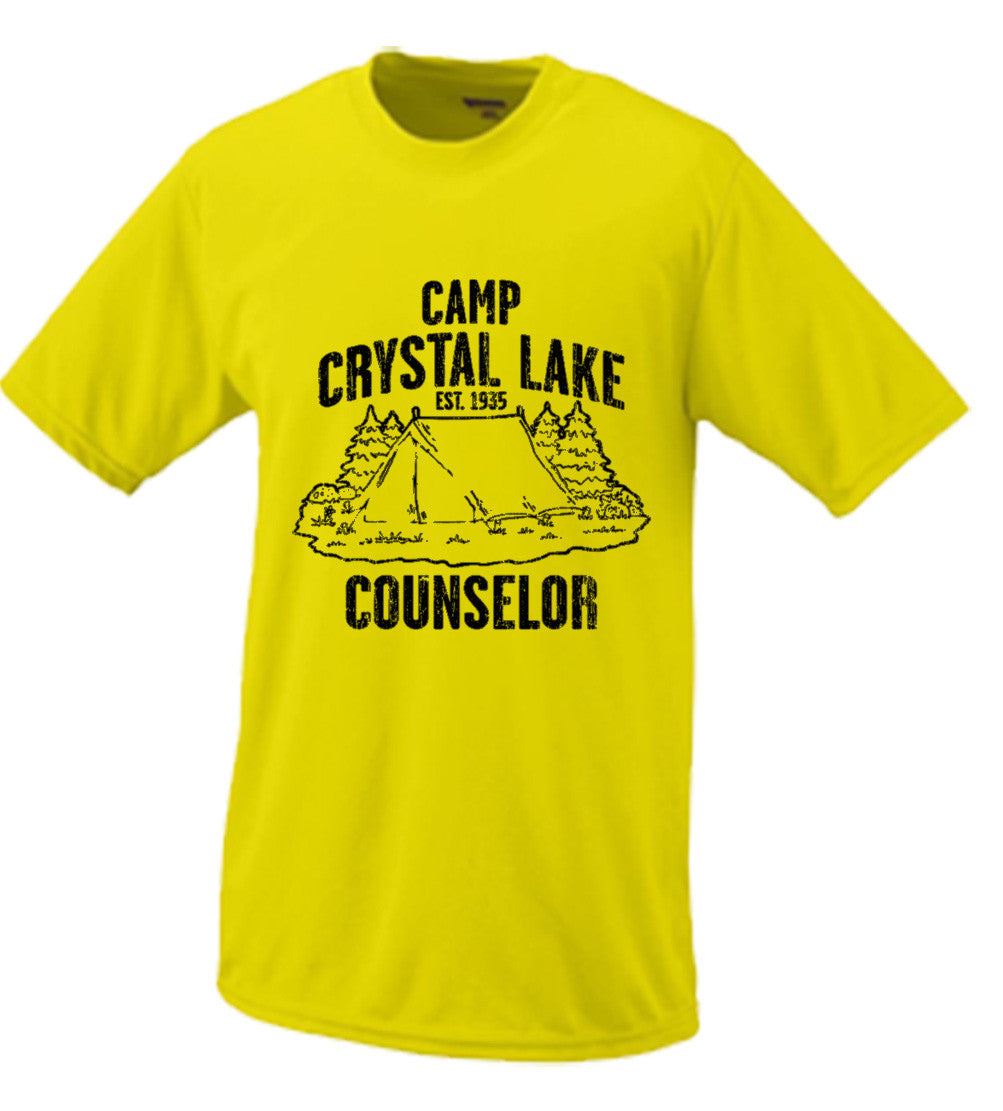 Camp Crystal Lake T Shirt Friday The 13th Jason Voorhees Parody