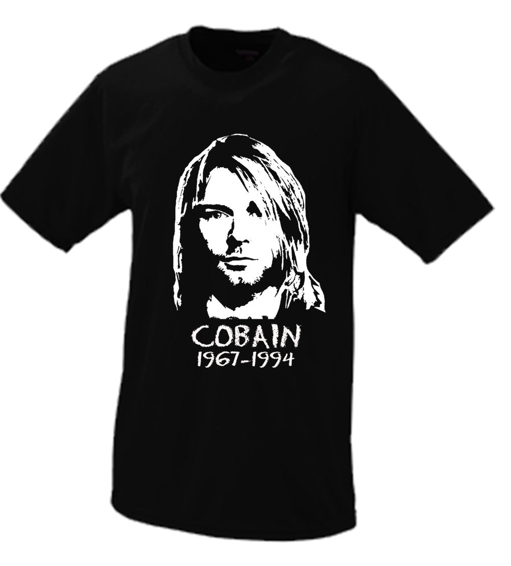 Kurt Cobain Tribute Tshirt Nirvana – GutterShock Clothing