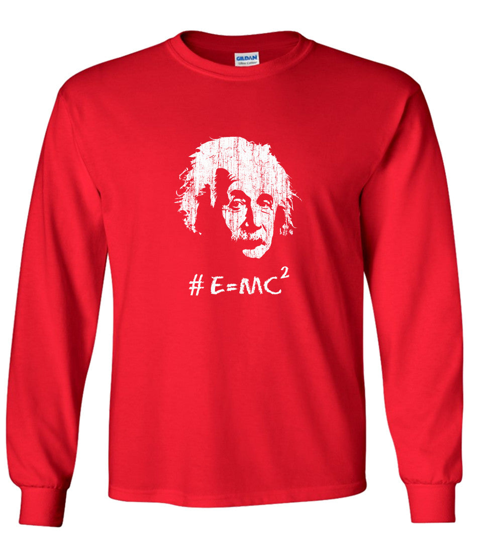 Albert Einstein Hashtag #E=MC2 T shirt